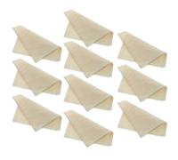 GARIOUANS Set da 10 Pezzi di Colini di Cotone Beige, Riutilizzabili e Lavabili, per Filtrare Latte di Soia e Cucinare Garza Alimentare