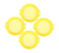 GARIOUANS Setaccio d'oro Portatile 4 Pezzi per Ricerca Mineraria e Sabbia Rete Resistente e Impugnatura Antiscivolo, Accessorio per Estrazione Metalli in Fiumi e Spiagge