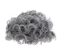 GARIOUANS Sintetica Ricci Grigi per Donna Wig da Performance per Cosplay Halloween e Feste Tema Accessorio Realistico per Costume di Nonna Ondulati per Party e Role Play