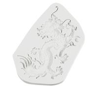 GARIOUANS Stampo in Silicone Flessibile Forma di Drago Cinese per Fondente e Cioccolato Strumenti per Dolci Artigianali Resistente e Facile da Pulire per Decorazioni Torta e Cupcake