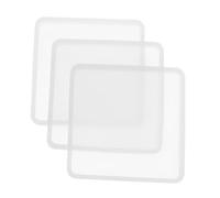 GARIOUANS Stampo in Silicone Quadrato da 3 Pezzi: Stampo per Resina E Argilla - Design Trasparente, 4,32" - Strumento per Lavori Manuali per Osservazioni Precise - Ideale per Progetti