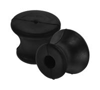 GARIOUANS Supporti per Diapason in Gomma Nera 2 Pezzi, Compatto e Resistente, per Meditazione e Guarigione Chakra On-the-go