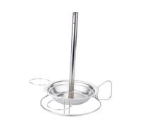 GARIOUANS Supporto per Pollo Arrosto in con e Due Piastre Stand per Grigliata all Resistente e Facile da Pulire Adatto per Barbecue Gas