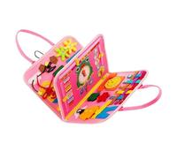 GARIOUANS Tavola Didattica Montessori Per Educativo Per Sviluppo Delle Abilità Motorie Apprendimento Sicuro e Resistente Per Attività Viaggio Colori e Design Variabili
