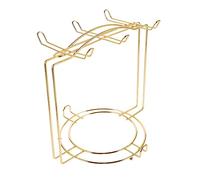 GARIOUANS Tazze e Organizer per Piatti Acciaio Inossidabile Supporto per Piatti e Tazze Organizer Multifunzionale per Mensola da Banco e Armadio Design Resistente e Colore Oro