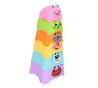 GARIOUANS Tazze Impilabili Educativo Animali Colorati per Bagnetto e Sviluppo Manuale Materiale e Resistente Regalo Montessori per Ragazzo Colore Casuale Colore Casuale
