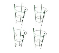 GARIOUANS Traliccio in Ferro per Giardino, Gabbie di Supporto per Piante Rampicanti 45 Cm, Set da 4 Pezzi per Verdure e Fiori, Facile Inserimento nel Terreno, Resistente per Uso Outdoor Tutto L’Anno