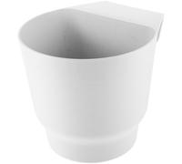 GARIOUANS Vaso da Fioriera Sospesa per Balcone Piccolo in Plastica Resistente Sole e Pioggia con Design Spazioso per e