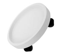 GARIOUANS Vassoio Rotondo Fioriere con Ruote Scorrevoli Supporto Mobile per Piante con Base Rinforzata in Plastica Adatto Tutti i Vasi Protezione Pavimento e Facilità Spostamento