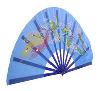 GARIOUANS Ventaglio Danza Cinese Stile Tradizionale per Spettacoli Kung Fu Tai Chi Ventaglio Portatile in Colorata Accessorio Elegante per Performance Artistiche e Gruppi di Danza