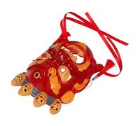 GARIOUANS Vintage Tibetan Opera Mask in Resin Hand-painted Chinese Festival Mask For Role Play Masquerade And Cosplay Party Supplies Traditional Asian Tribal Decoration