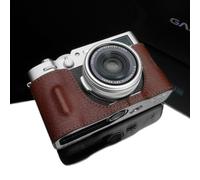 GARIZ HALF CASE IN PELLE MARRONE Custodia Fujifilm X100VI - Promo