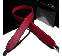 GARIZ TRACOLLA PER FOTOCAMERA IN PELLE ROSSA MOD DSLAR