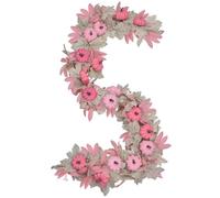 Garland autunnale per mantello foglie di acero da 5, 7 piedi Pumpkins Ringraziamento Ghirlanda Decorazioni autunnali per il camino portico per casa decorazioni di Halloween all'aperto