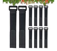 Garland Banister Ties - Twist Ties | Plant Strap , Christmas Garland Banister Tie,10-Piece Wreath Plants Straps Holder,plant Cable Tie | for Outdoor Garden Door Front Doors Doorway Stairs Wreath Branc
