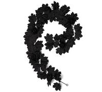 Garland di Halloween nero | Artificial Maple Leaf Flower Vine Decor