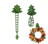 Garland Hanger - Porta ghirlanda da 2 pezzi | Appuntamento con ghirlanda silicone, cravatte per l'organizzatore di Ghirĺanda esteso di Natale per, muro, giardino, soggiorno, finestra, telaio e