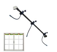 Garland Hanger, Wreath Holder, Easy Installation Adjustable Design Metal Decoration Support, Holiday Display for Outdoor Christmas, Halloween, String Lights and Front Door