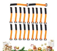 Garland Ties for Stairs,20-Pieces Adjustable Holiday Wreath Holder | Christmas Decor Garland Hangers - for Banisters Stairs Railings Fences Mantles Home Office School