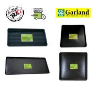 Garland | Vassoio nero in plastica rigida sottovaso irrigazione fondo grow box