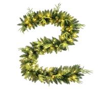 Garland With Lights | Pine Garland Artificial Christmas Garlands | Battery