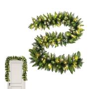Garland With Lights | Pine Garland Artificial Christmas Garlands | Battery