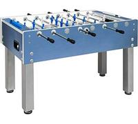 Garlando Calcio Balilla G-500 Weatherproof Blu con Aste Rientranti Lungo Blu