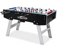 Garlando Calcio Balilla Goleador Evolution Pro (NERO, ASTE RIENTRANTI)
