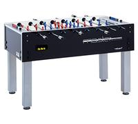 Garlando Calcio Balilla Master Champion Itsf Con Aste Uscenti, Campo Gioco Lungo Nero-Argento