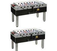 Calciobalilla Garlando OLYMPIC SILVER - aste rientranti