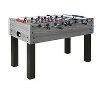 Garlando Calciobalilla F-100 rovere grigio con aste uscenti, Modello dall’aspetto sobrio ed elegante. 3 palline bianche modello “Standard” in dotazione.