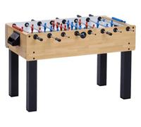 Offerta garlando f200 acero calciobalilla aste uscenti piano gioco vetro + 50 palline + spray lubrificante aste biliardini in offerta in vendita su timesport24