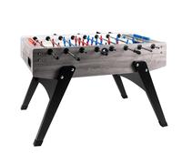 Offerta garlando g2000 rovere grigio calciobalilla aste rientranti piano gioco vetro + 50 palline + spray lubrificante aste biliardini in offerta in vendita su timesport24