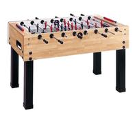Garlando g500 rovere grigio calciobalilla aste uscenti piano gioco vetro + 50 palline in omaggio biliardini in offerta in vendita su timesport24