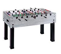 Garlando g500 rovere grigio calciobalilla aste rientranti piano gioco vetro + 50 palline in omaggio biliardini in offerta in vendita su timesport24