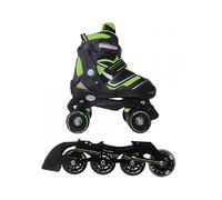 Garlando Reverse Pattini a Rotelle e in Linea Rollerblade 2 in 1 Colore verde lime Taglia M 34/37