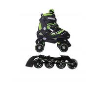 Garlando Reverse Pattini a Rotelle e in Linea Rollerblade 2 in 1 Colore verde lime Taglia S 30/34