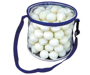 GARLANDO Sacca 100 Palline da Ping Pong mod METEOR Confezione Palle Table Tennis