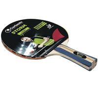 Garlando Racchetta tennis da Ping Pong Storm 2 stelle+ approvata ITTF Nero