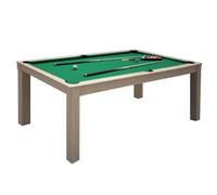 Garlando Tavolo da biliardo Miami Betulla In Mdf E Piane Di Copertura Marrone Sc