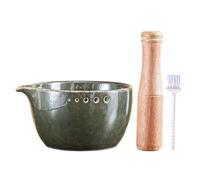Garlic Grater Bowl | Kitchen Food Grinder Tool, Garlic Grinding Bowl For Food Prep Chocolate Cheese Potato Citrus Sauces Camping Dormitory Home Daily Meal Women Men Use, Handy Piece