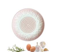 Garlic Grater Plate 11cm Embossed Kitchen Tool For Ginger Chocolate