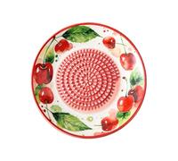 Garlic Grater Plate - Ceramic Grinder, Mincing Bowl, Fruit