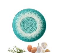 Garlic Grater Plate | Embossed Kitchen Tool | Chocolate Grinder Plate | For Home Cooks Chefs Parents Daily Cooking Meal Prep Dorm Apartment RV Hotel Holiday Parties Gatherings