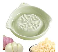 Garlic Grater Plate - Ginger Shredding Plate | Multi-functional Ceramic Grater | Porcelain Graters 5.38 Inch, for Kitchen Cooking Food Prep Catering Restaurant, Garlic Ginger Turmeric Onion Cheese Gri