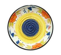Garlic Grater Plate - Handmade Ceramic Ginger Grating Dish Manual