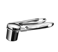 Garlic Mincer Press, Zinc Alloy Garlic Crusher, Ergonomic Handle, 16,5 x 4,7 x 3,3 x 3 cm, Kitchen Tool for Ginger, Cooking, Bbq, Campeggio, Casa, Apartment, Ristorante Use Sturdy and Functional