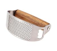 Garlic Mincer Tool, Metal Garlic Crusher, Garlic Rocker Crusher, Stainless Garlic Masher, Kitchen Garlic Gadget, Effortless Garlic Crushing, Garlic Press Rocker, Comfortable Grip Crusher, Stainless Ga