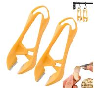 Garlic Peeler & Garlic Skin Remover - 2025 New Manual Kitchen Gadget with Hanging Hole, Easy & Quick Tool to Peel Garlic, Ginger & Potatoes for Avoiding Smell on Your Hands (2Pcs)