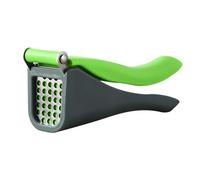 Garlic Press, Heavy Duty Manual Potato Chopper, Multifunctional Hand Held Detachable Garlic Press, Kitchen Gadget for Home Use, Vegetable Prep Chopping, Stainless Steel